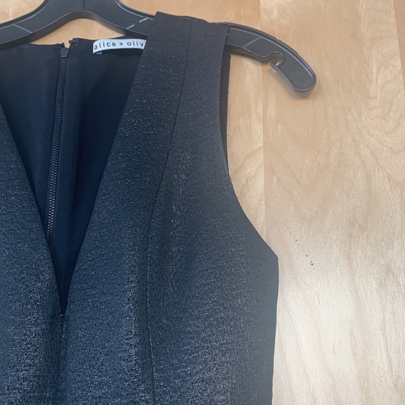 Alice + Olivia - Sleeveless mini Sparkle fabric dress - size 2 - Picture 2 of 13